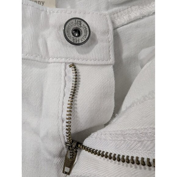 Hydraulic Jeans Womens 14 White Nolita Skinny Stretch Five Pocket HJ041038216 - Picture 13 of 15